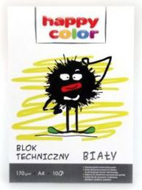 Happy Color Μπλοκ τεχνικό A3 10 φύλλα λευκό 170g