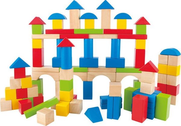 Hape HAPE mediniai blockeliai Build Up and Away, E0427