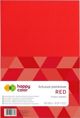 Happy Color Φύλλα Foam A4, Μικροκαουτσούκ, 2mm, 5 Τεμάχια, Κόκκινο