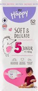 Happy Πάνες HAPPY Junior (11-18kg) 52τμχ, μέγεθος 5 ΝΕΟ, BB-054-JU52-W01