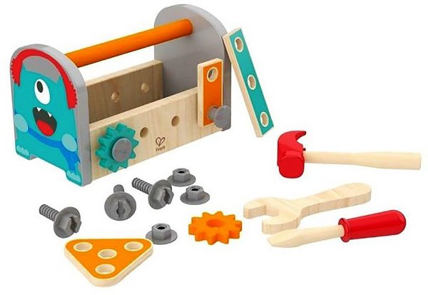 Ξύλινο κουτί εργαλείων HAPE Fix-It, E3051A