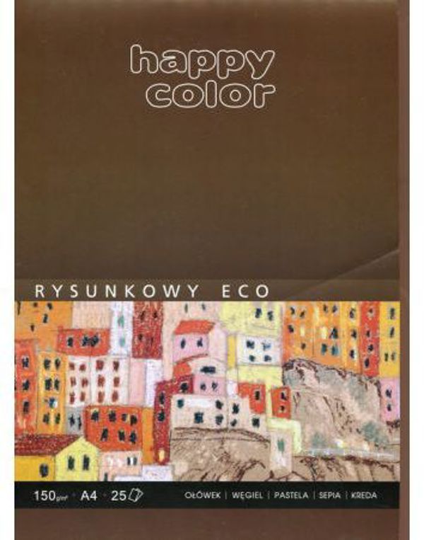 Happy Color Σκίτσο A4 25 φύλλα ώχρα