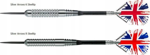 Βελάκια Steeltip Silver Arrows Harrows 18 g