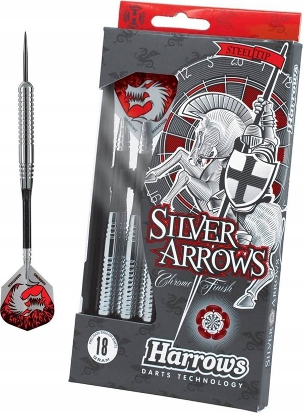 Βελάκια Steeltip Silver Arrows Harrows 18 g