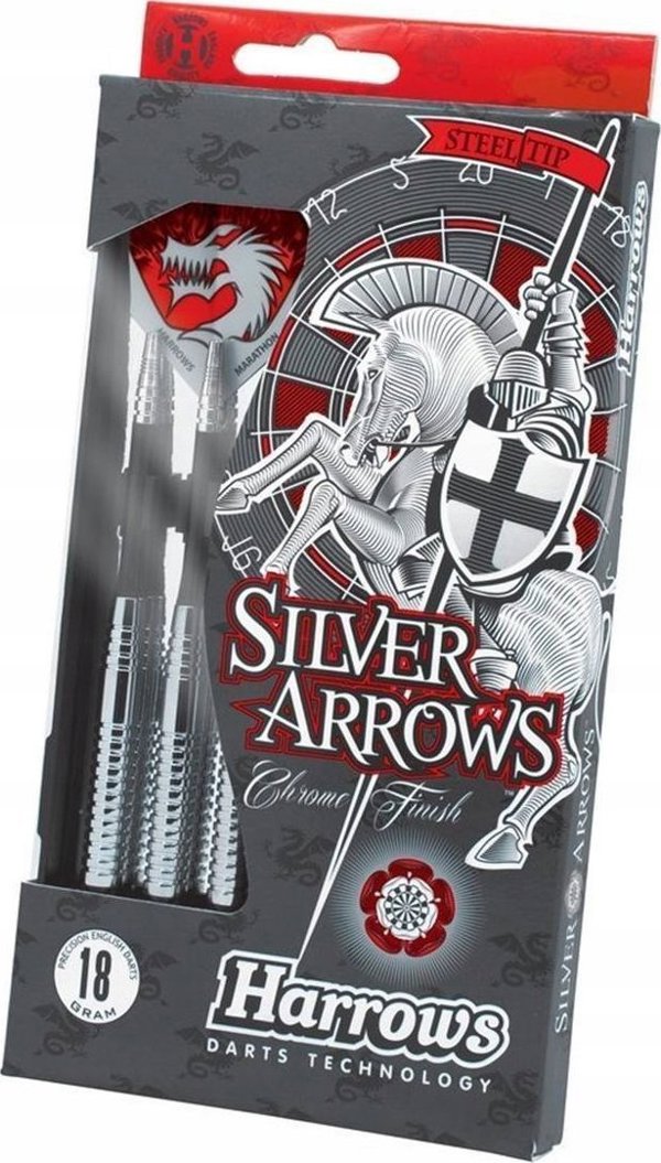 Βελάκια Steeltip Silver Arrows Harrows 18 g