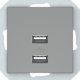 Harry Potter SOCKET USB 2PL GREY USB-3.4A-02 QR1000
