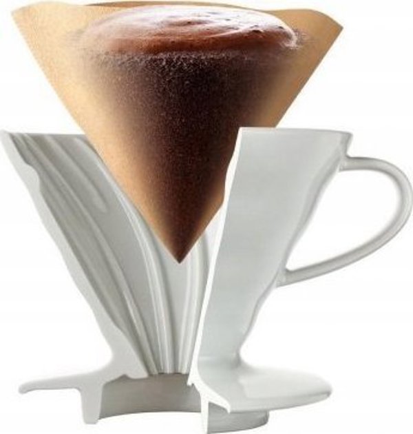 Hario Hario κεραμικό Drip V60-02 Λευκό 14280340 4977640000000