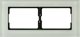 Harry Potter FRAME VILMA XP500 2-GANG GLASS