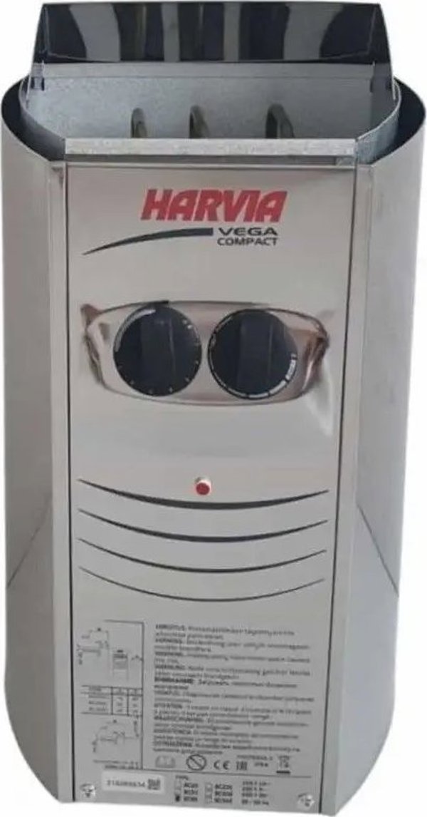 HARVIA ΣΟΜΠΑ VEGA COMPACT BC35, ΗΛΕΚΤ.