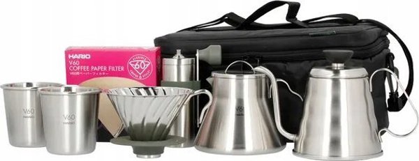 Hario Hario - Outdoor Coffee Full Set - Σετ αξεσουάρ καφέ με τσάντα