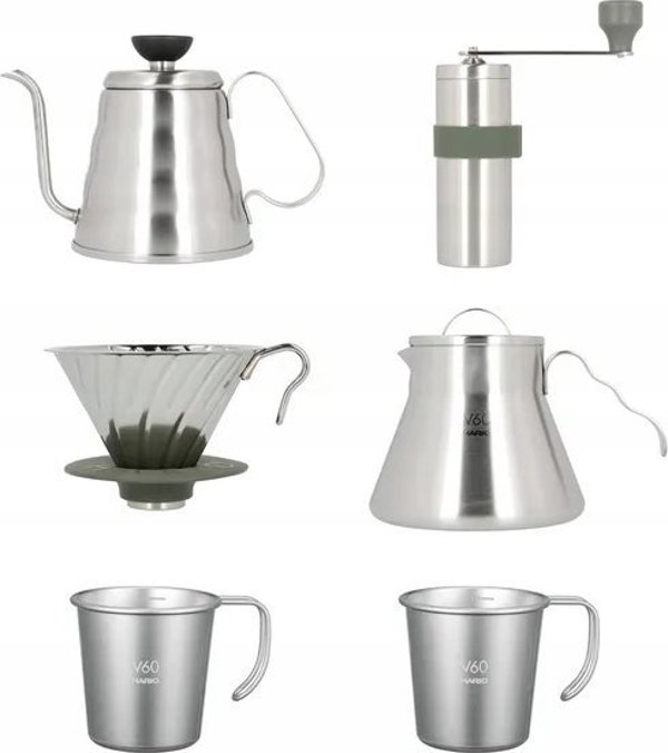 Hario Hario - Outdoor Coffee Full Set - Σετ αξεσουάρ καφέ με τσάντα