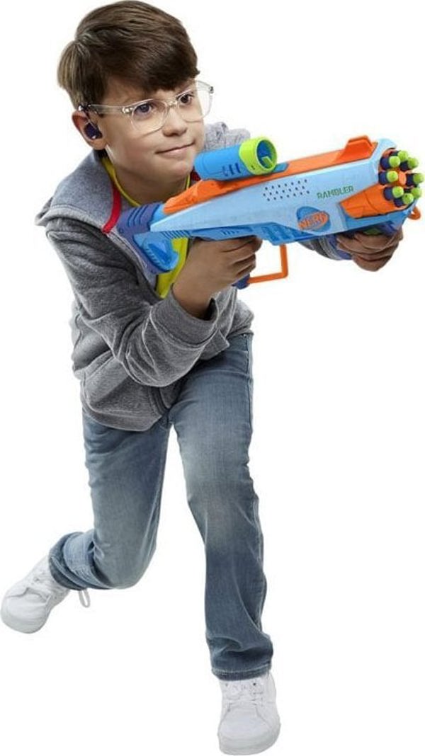 Ο εκτοξευτής Hasbro Nerf blaster Elite JR Rookie Pack 32 γύρους στοχεύει το ZA5180