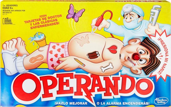 Επιτραπέζιο παιχνίδι OPERATION της Hasbro (Στα Φινλανδικά)