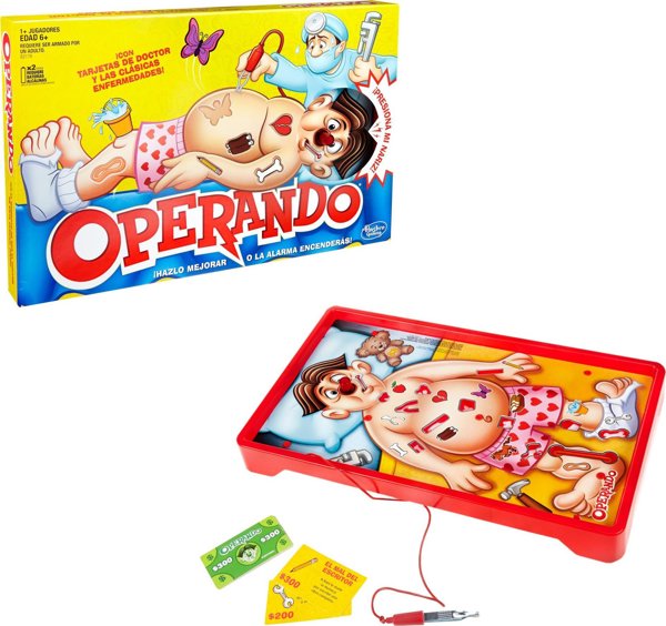 Επιτραπέζιο παιχνίδι OPERATION της Hasbro (Στα Φινλανδικά)