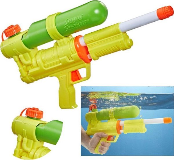 Hasbro Σούπερ εύχρηστο νεροπίστολο για παιδιά κίτρινο Nerf Soa XP50 ZA5185