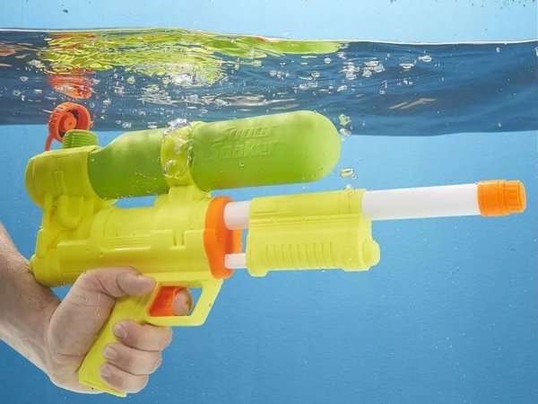 Hasbro Σούπερ εύχρηστο νεροπίστολο για παιδιά κίτρινο Nerf Soa XP50 ZA5185