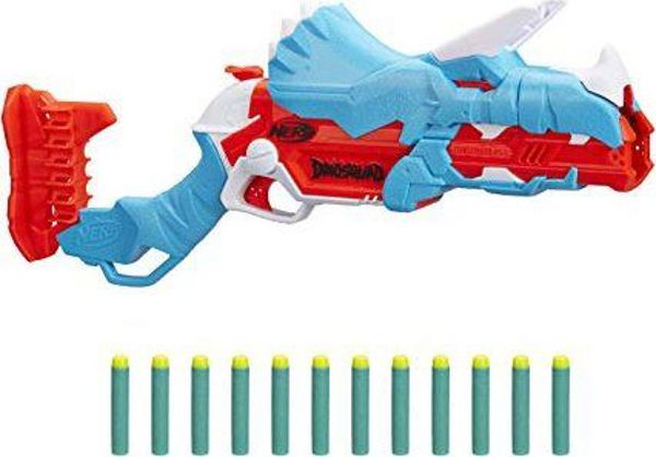 Hasbro Nerf DinoSquad Tricera-Blast Εκτοξευτής - Πιστόλι Nerf για Παιδιά 8+ Ετών