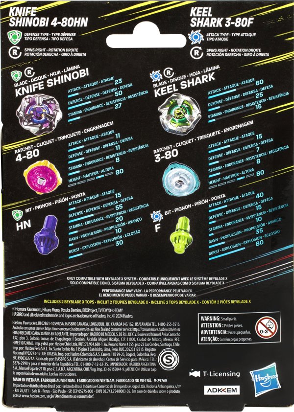 Hasbro BEYBLADE X Διπλή συσκευασία 13984496 5010996259660