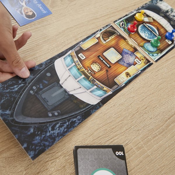 Hasbro CLUEDO Επιτραπέζιο παιχνίδι Απόδραση SS Καταστροφή