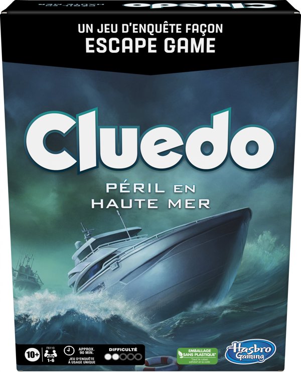 Hasbro CLUEDO Επιτραπέζιο παιχνίδι Απόδραση SS Καταστροφή