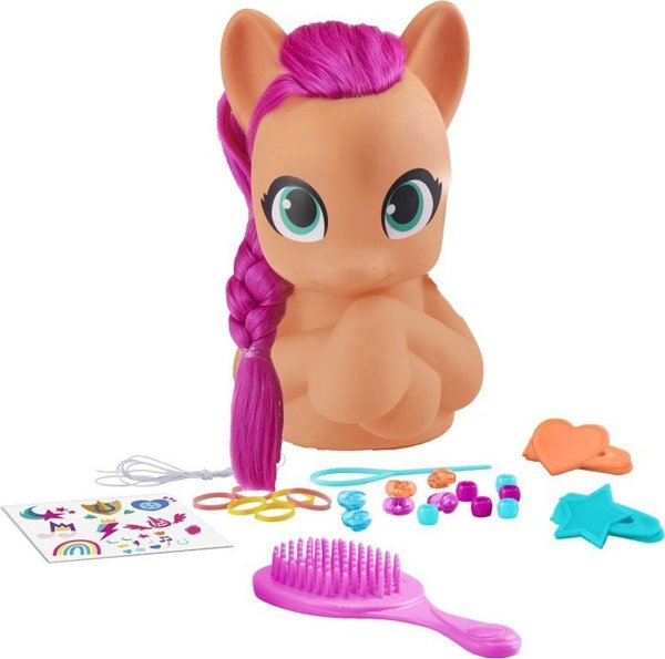 Hasbro Hasbro My Little Pony πόνυ Sunny Starscout κεφάλι για χτένισμα αξεσουάρ ZA5430