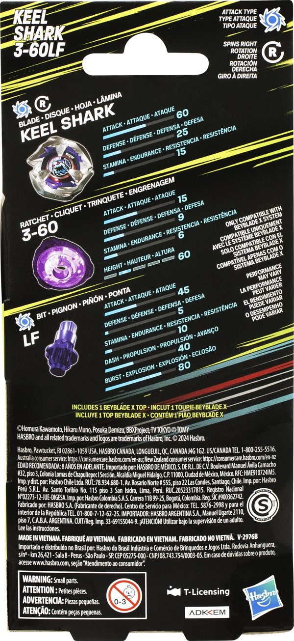 Hasbro BEYBLADE X Booster single top