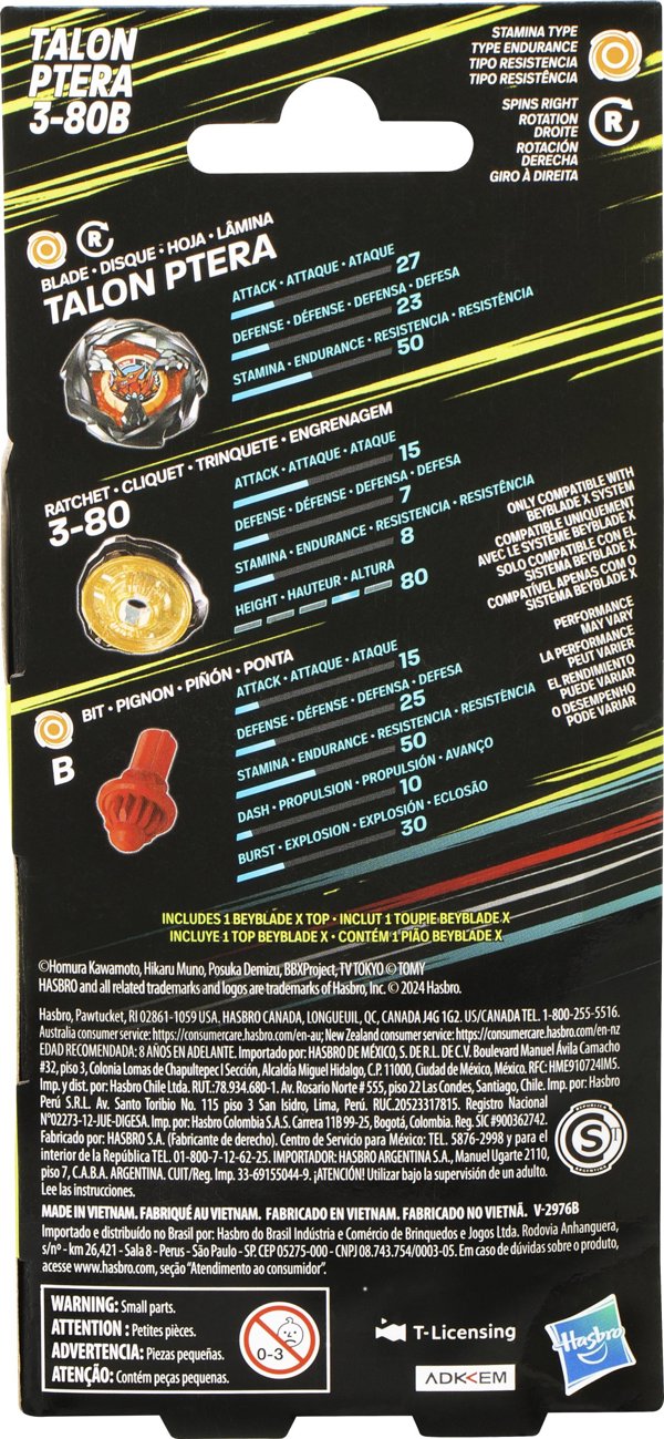 Hasbro BEYBLADE X Booster single top