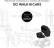 Hauck HAUCK carry Cot WALK N CARE, Dark Grey, 165423