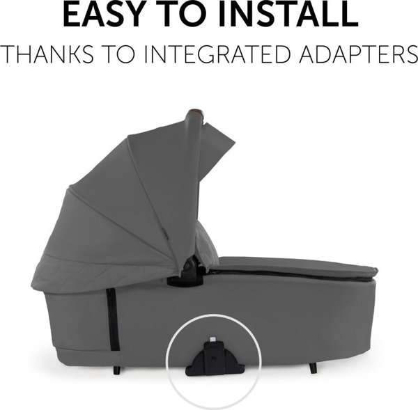 Hauck HAUCK carry Cot WALK N CARE, Dark Grey, 165423
