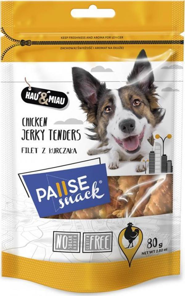 Hau&Miau Pausesnack przysmak dla psa, filet z kurczaka 80g