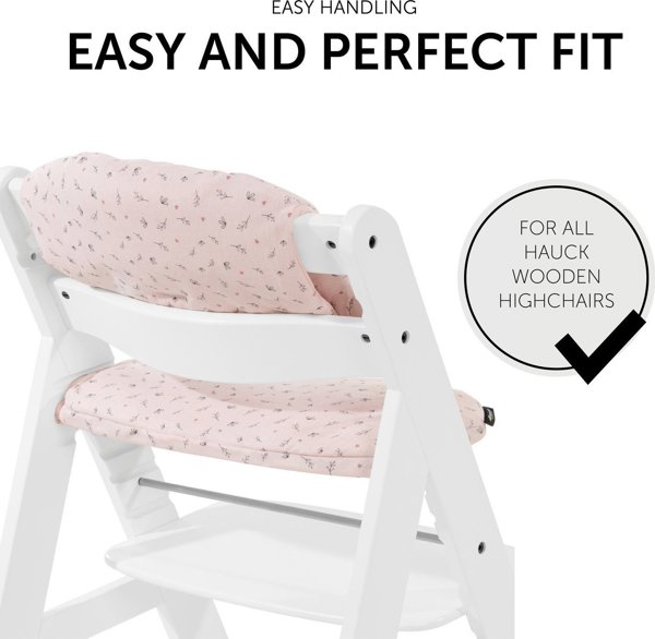 Hauck hauck Select Jersey Flowers Rose ένθετο καρέκλας ενός μεγέθους 13122907 4007923667477