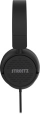 HC210 ausinės STREETZ, mikrofonas, garsumo reguliavimas, USB-C, juodos / HC210-BLK / 6612120