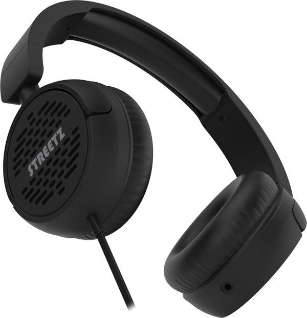 HC210 ausinės STREETZ, mikrofonas, garsumo reguliavimas, USB-C, juodos / HC210-BLK / 6612120