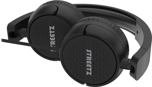HC210 ausinės STREETZ, mikrofonas, garsumo reguliavimas, USB-C, juodos / HC210-BLK / 6612120