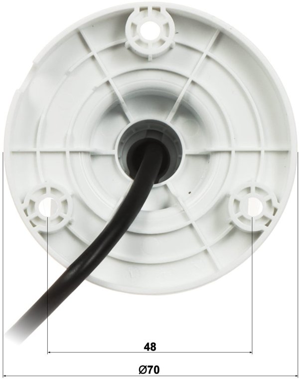 Dahua HAC-B1A21-U-0360B Κάμερα Ασφαλείας HDCVI 1080P IR Bullet 2MP