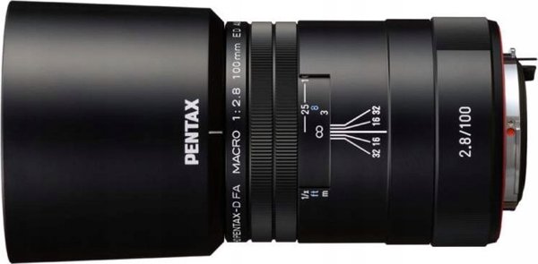 HD Pentax D-FA 100mm f/2.8 Macro ED AW φακός, μαύρο
