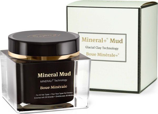 Health and Beauty Saphira Mineral+ Mud With Glacial Clay μάσκα-ορυκτή λάσπη για τα μαλλιά με παγετώδη άργιλο, με 26 μέταλλα, 200 ml