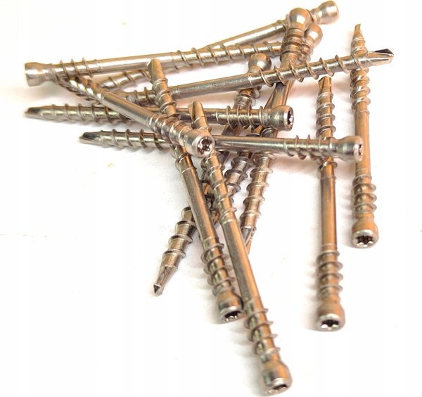 Βίδες ξύλου για βεράντες "HECO" 4.2x60 A4, 200 τεμ.