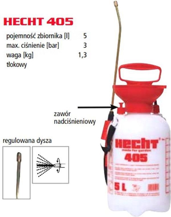 Ψεκαστήρας πίεσης χειρός Hecht 5L (779-uniw)