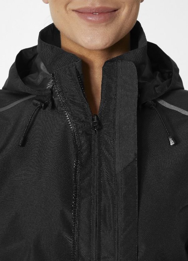 Γυναικείο μπουφάν Helly Hansen HELLY HANSEN Manchester 2.0 Shell Jacket, μαύρο 2XL