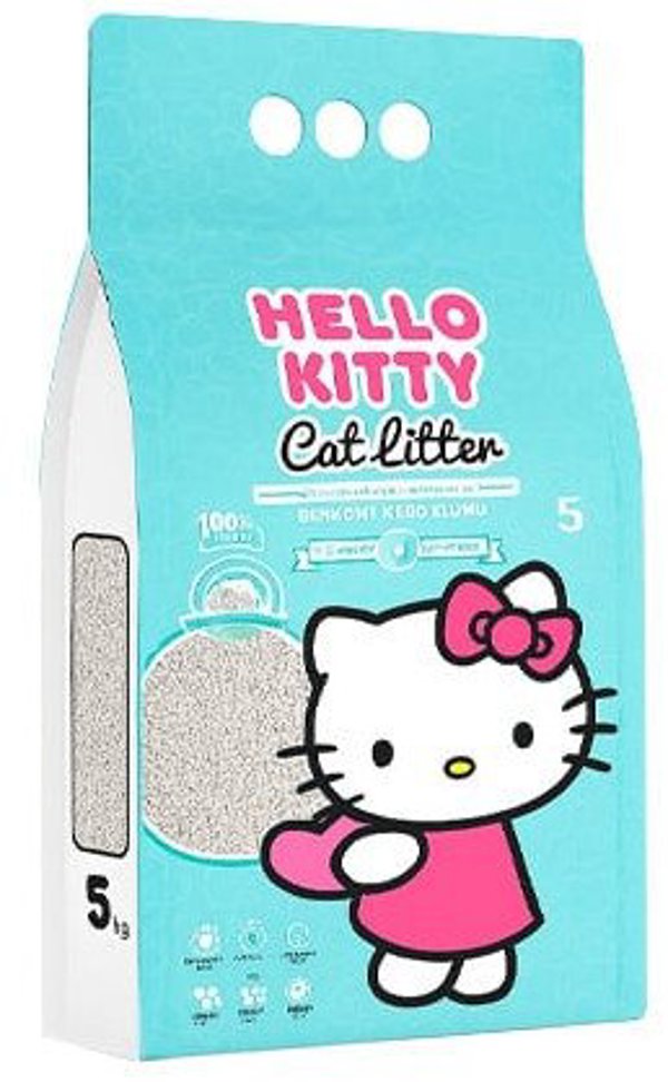 Garfield Hello Kitty Άμμος Γάτας Μπεντονίτη με Άρωμα Σαπούνι Μασσαλίας 5L