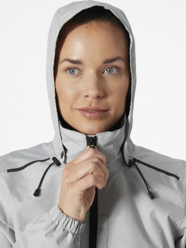Helly Hansen Women's jacket HELLY HANSEN Manchester 2.0 Shell Jacket, light gray XS