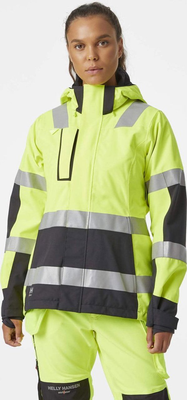 Γυναικείο ανακλαστικό μπουφάν Helly Hansen HELLY HANSEN W Luna HI VIS, κίτρινο XS
