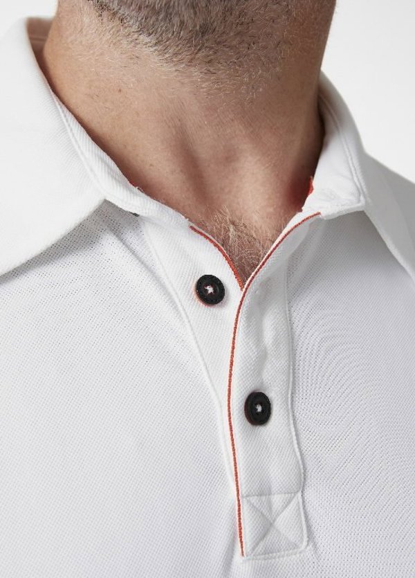 Helly Hansen T-shirt HELLY HANSEN Kensington Tech Polo, λευκό 3XL