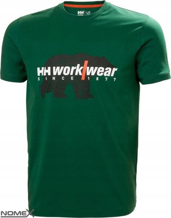 Helly Hansen T-shirt HELLY HANSEN Graphic T-Shirt, green M