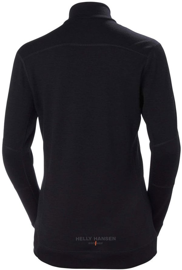 Helly Hansen Γυναικεία Φανέλα HELLY HANSEN Lifa Merino Crewneck, Γκρι/Μαύρο XL