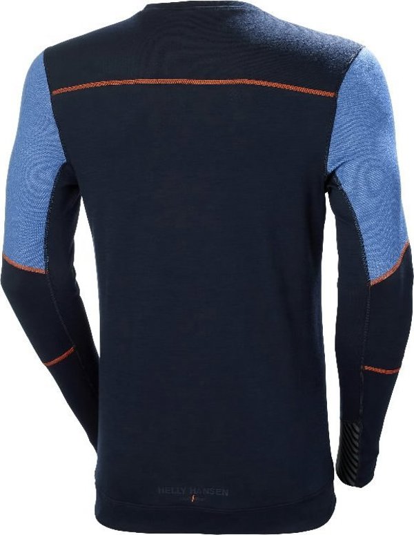 Helly Hansen Υποκάμισο HELLY HANSEN Lifa Merino Crewneck, ανοιχτό μπλε 3XL