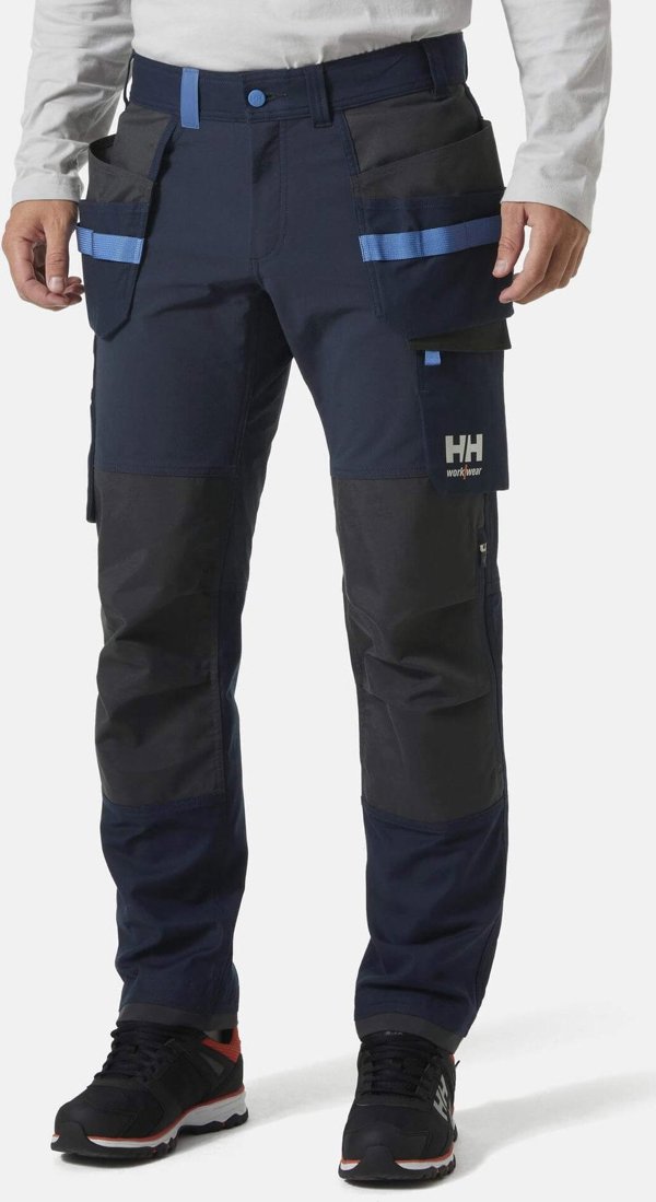Helly Hansen Pants HELLY HANSEN Oxford 4X Cons Pant, black/blue C46