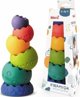 Hencz Toys Αισθητηριακή Πυραμίδα Στοίβαξης, Παστέλ Εκπαιδευτικό Παιχνίδι για Μωρά