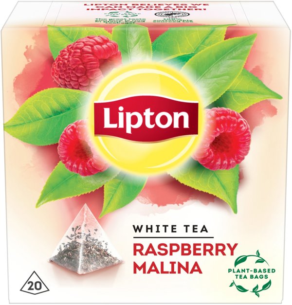 Λευκό Αρωματικό Τσάι Lipton Σμέουρο 20x1,5g